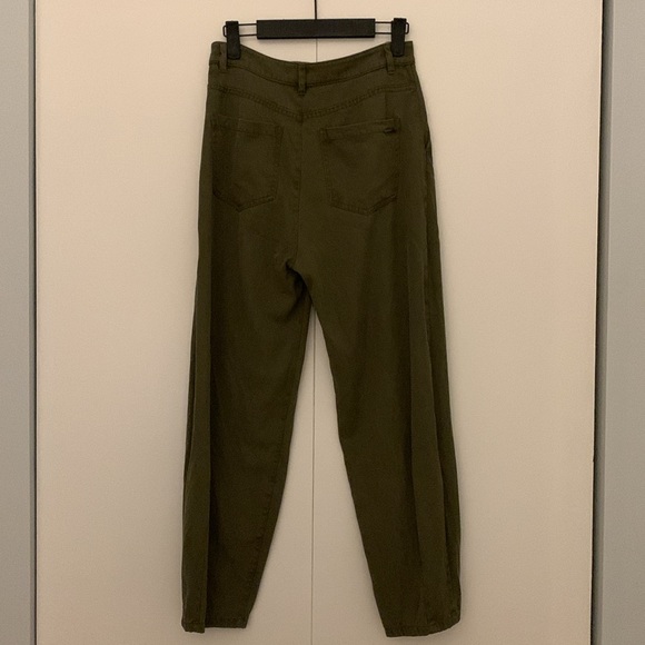 Army green chino pants, size 4 - Picture 2 of 4